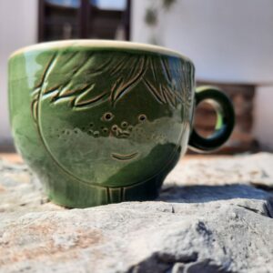 cesti si cani din ceramica handmade